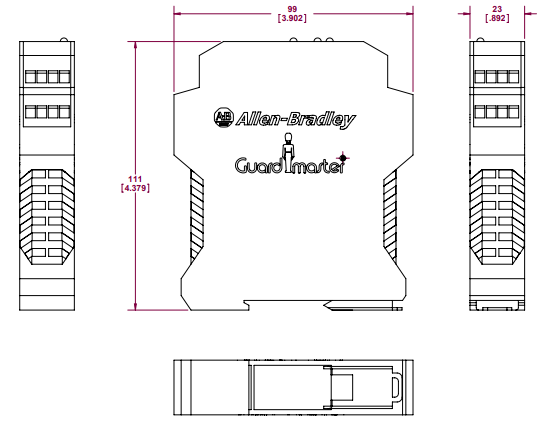 1797-CEC Allen-Bradley Output I/O module