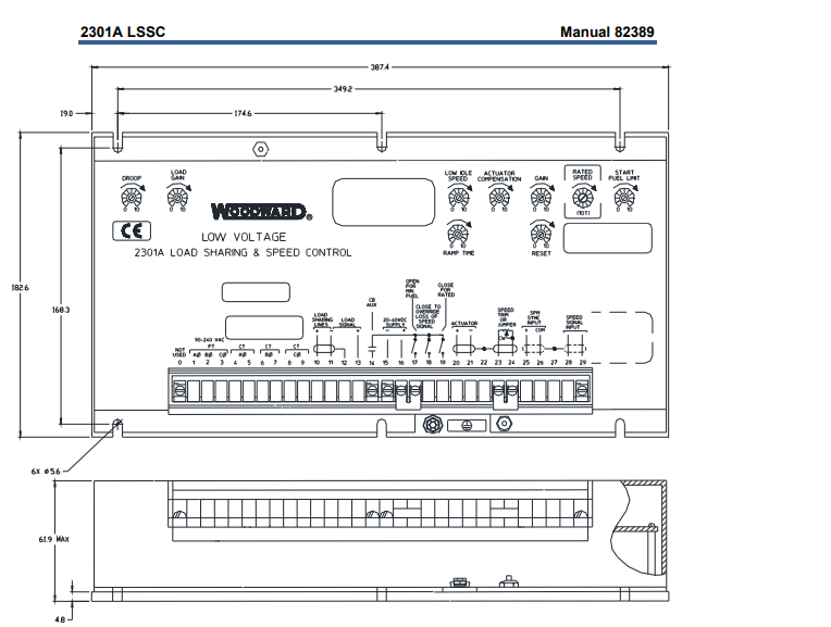 8405-009 Woodward Power module