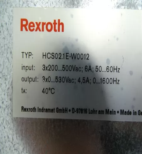 DDC01.1-N200A-DA01-00 Rexroth Central control module