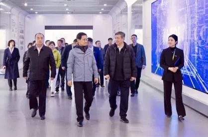 Wang Wenbiao, Party Secretary and Chairman of Elion Resources Group, and his delegation visited Supcon Technology